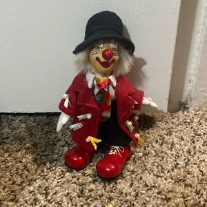 Antique clown doll